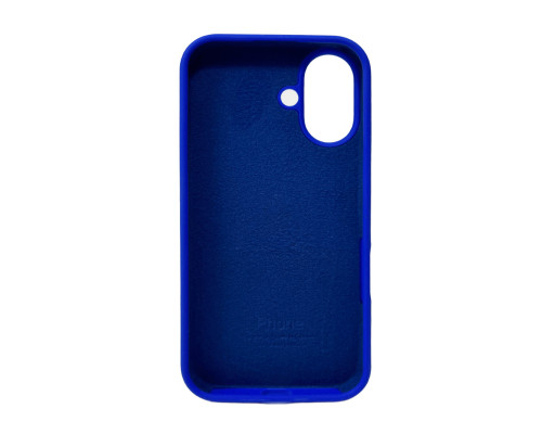 Чохол для смартфона Silicone Full Case AA Open Cam for Apple iPhone 16 45,Shiny Blue