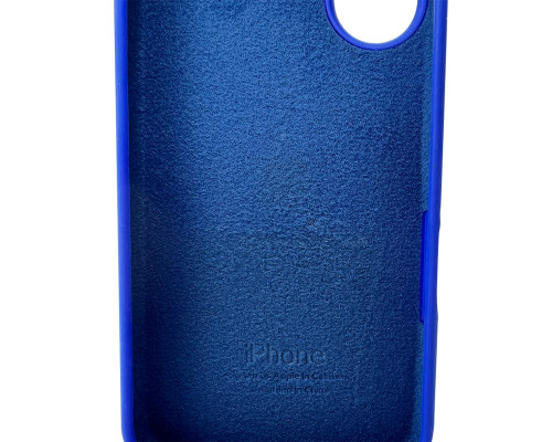 Чохол для смартфона Silicone Full Case AA Open Cam for Apple iPhone 16 45,Shiny Blue