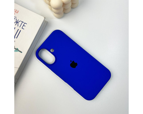 Чохол для смартфона Silicone Full Case AA Open Cam for Apple iPhone 16 45,Shiny Blue