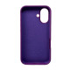 Чохол для смартфона Silicone Full Case AA Open Cam for Apple iPhone 16 19,Purple