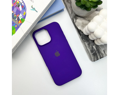 Чохол для смартфона Silicone Full Case AA Open Cam for Apple iPhone 16 Pro 22,Dark Purple