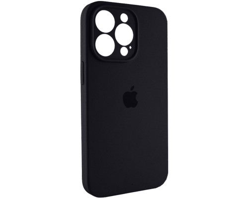 Чохол для смартфона Silicone Full Case AA Camera Protect for Apple iPhone 15 Pro 14,Black