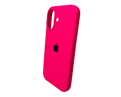 Чохол для смартфона Silicone Full Case AA Open Cam for Apple iPhone 16 23,Shiny Pink