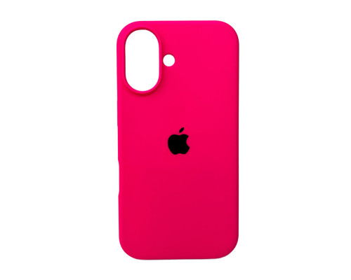 Чохол для смартфона Silicone Full Case AA Open Cam for Apple iPhone 16 23,Shiny Pink