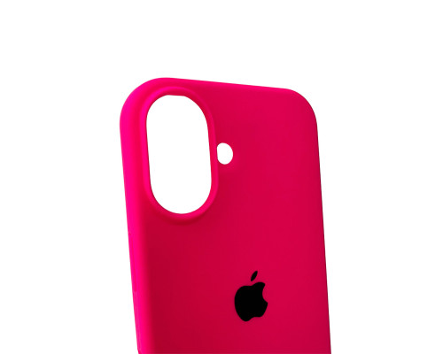 Чохол для смартфона Silicone Full Case AA Open Cam for Apple iPhone 16 23,Shiny Pink