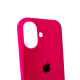 Чохол для смартфона Silicone Full Case AA Open Cam for Apple iPhone 16 23,Shiny Pink