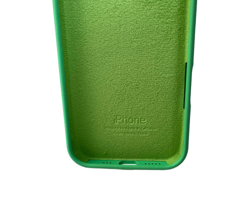 Чохол для смартфона Silicone Full Case AA Open Cam for Apple iPhone 16 30,Spearmint