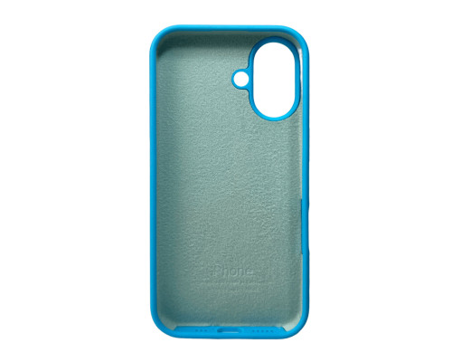 Чохол для смартфона Silicone Full Case AA Open Cam for Apple iPhone 16 38,Surf Blue