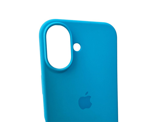 Чохол для смартфона Silicone Full Case AA Open Cam for Apple iPhone 16 38,Surf Blue