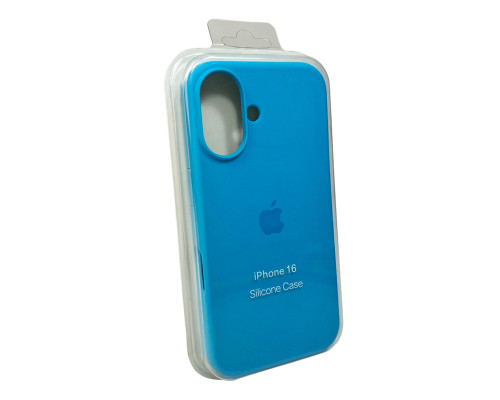 Чохол для смартфона Silicone Full Case AA Open Cam for Apple iPhone 16 38,Surf Blue