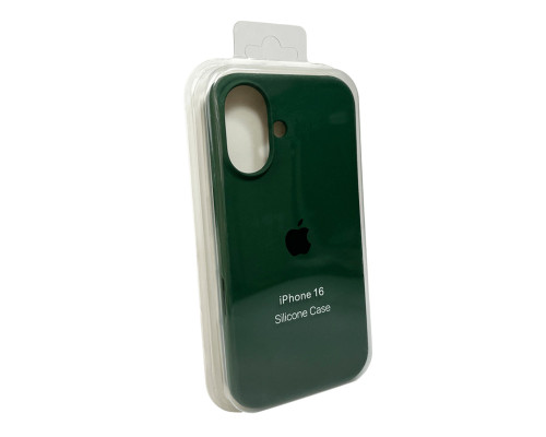 Чохол для смартфона Silicone Full Case AA Open Cam for Apple iPhone 16 40,Atrovirens