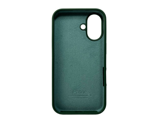 Чохол для смартфона Silicone Full Case AA Open Cam for Apple iPhone 16 40,Atrovirens