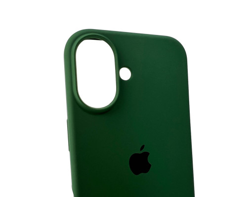 Чохол для смартфона Silicone Full Case AA Open Cam for Apple iPhone 16 40,Atrovirens