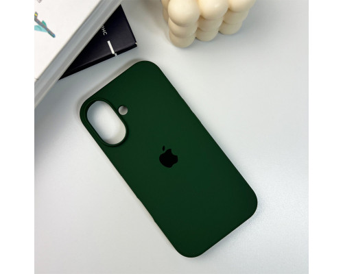 Чохол для смартфона Silicone Full Case AA Open Cam for Apple iPhone 16 40,Atrovirens