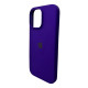 Чохол для смартфона Silicone Full Case AA Open Cam for Apple iPhone 16 Pro Max 22,Dark Purple