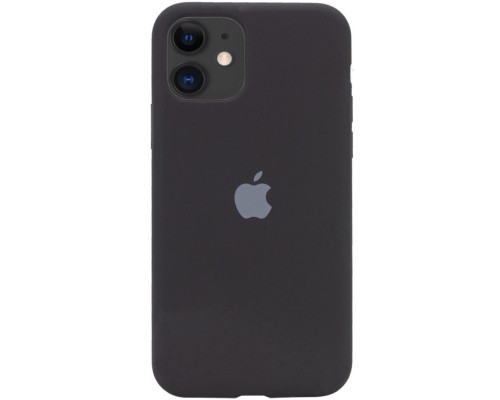 Чохол для смартфона Silicone Full Case AA Open Cam for Apple iPhone 11 кругл 14,Black