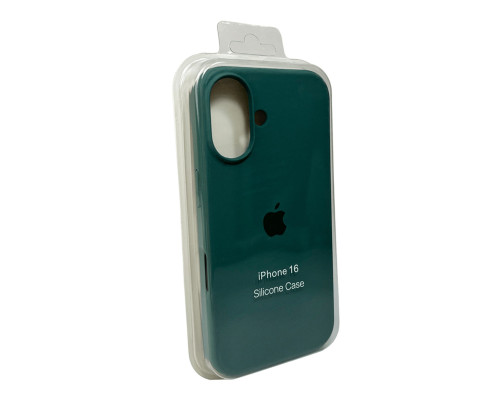 Чохол для смартфона Silicone Full Case AA Open Cam for Apple iPhone 16 46,Pine Green