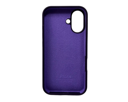 Чохол для смартфона Silicone Full Case AA Open Cam for Apple iPhone 16 59,Berry Purple