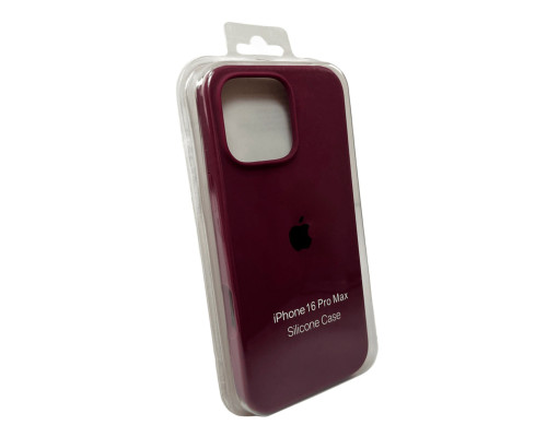 Чохол для смартфона Silicone Full Case AA Open Cam for Apple iPhone 16 Pro Max 47,Plum