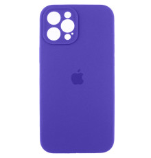 Чохол для смартфона Silicone Full Case AA Camera Protect for Apple iPhone 12 Pro Max 22,Dark Purple
