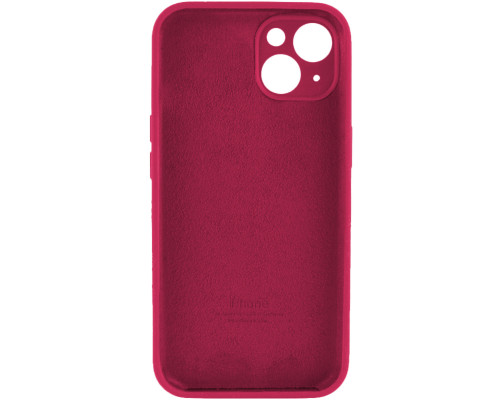 Чохол для смартфона Silicone Full Case AA Camera Protect for Apple iPhone 14 35,Maroon