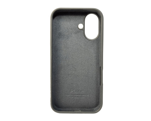 Чохол для смартфона Silicone Full Case AA Open Cam for Apple iPhone 16 12,Dark Grey