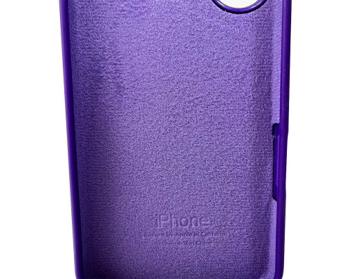 Чохол для смартфона Silicone Full Case AA Open Cam for Apple iPhone 16 22,Dark Purple