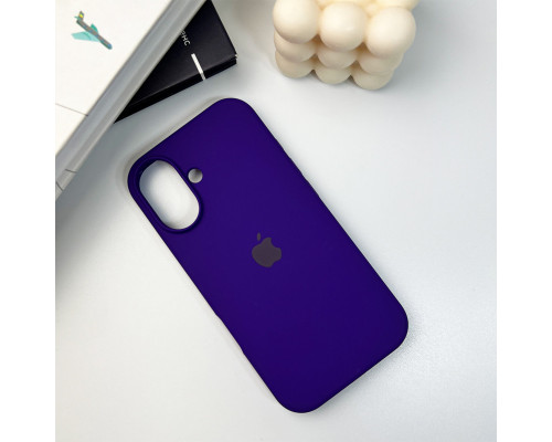 Чохол для смартфона Silicone Full Case AA Open Cam for Apple iPhone 16 22,Dark Purple