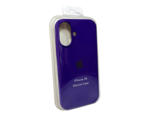 Чохол для смартфона Silicone Full Case AA Open Cam for Apple iPhone 16 22,Dark Purple