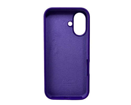 Чохол для смартфона Silicone Full Case AA Open Cam for Apple iPhone 16 22,Dark Purple