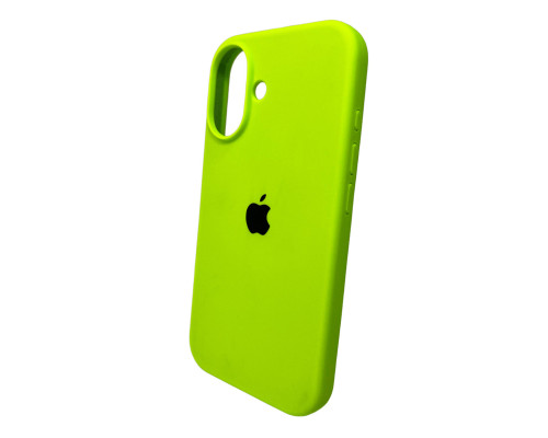 Чохол для смартфона Silicone Full Case AA Open Cam for Apple iPhone 16 24,Shiny Green