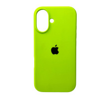 Чохол для смартфона Silicone Full Case AA Open Cam for Apple iPhone 16 24,Shiny Green