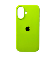 Чохол для смартфона Silicone Full Case AA Open Cam for Apple iPhone 16 24,Shiny Green