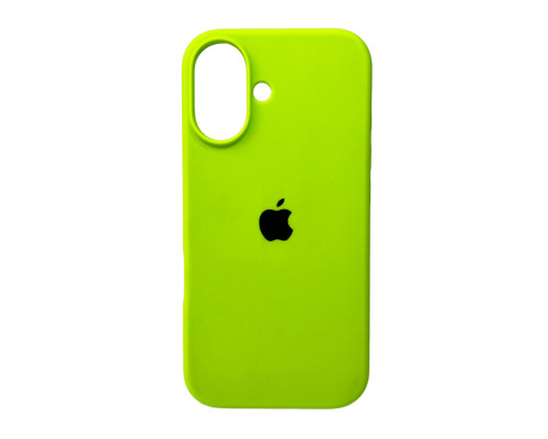 Чохол для смартфона Silicone Full Case AA Open Cam for Apple iPhone 16 24,Shiny Green