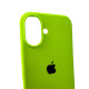 Чохол для смартфона Silicone Full Case AA Open Cam for Apple iPhone 16 24,Shiny Green