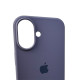 Чохол для смартфона Silicone Full Case AA Open Cam for Apple iPhone 16 28,Lavender Grey