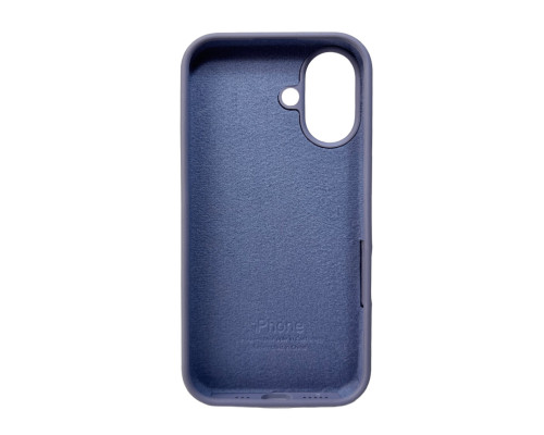 Чохол для смартфона Silicone Full Case AA Open Cam for Apple iPhone 16 28,Lavender Grey