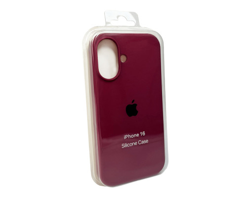 Чохол для смартфона Silicone Full Case AA Open Cam for Apple iPhone 16 47,Plum