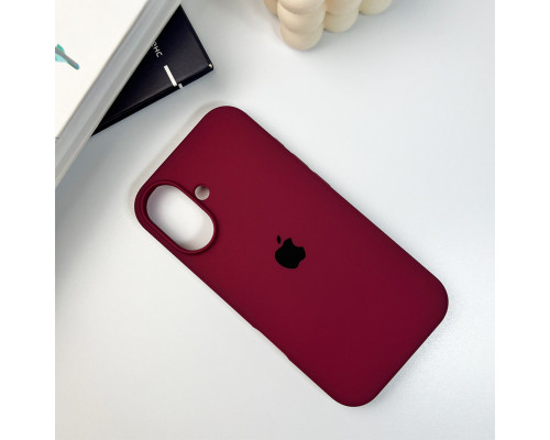 Чохол для смартфона Silicone Full Case AA Open Cam for Apple iPhone 16 47,Plum