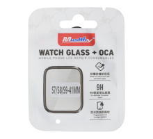 Скло дисплея Apple Watch Series 9 41mm black з OCA black (Musttby) PLS-00-00149216