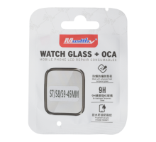 Скло дисплея Apple Watch Series 9 45mm black з OCA black (Musttby) PLS-00-00149217