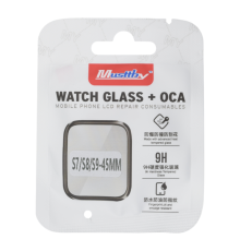 Скло дисплея Apple Watch Series 9 45mm black з OCA black (Musttby) PLS-00-00149217