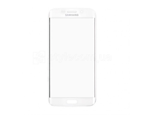 Скло дисплея для переклеювання Samsung Galaxy S6 Edge/G925 (2015) white Original Quality