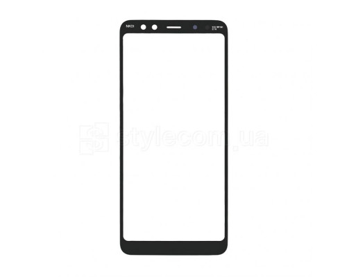 Скло дисплея для переклеювання Samsung Galaxy A8/A530 (2018) black Original Quality TPS-2710000184881