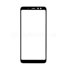 Скло дисплея для переклеювання Samsung Galaxy A8/A530 (2018) black Original Quality TPS-2710000184881