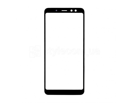 Скло дисплея для переклеювання Samsung Galaxy A8/A530 (2018) black Original Quality TPS-2710000184881