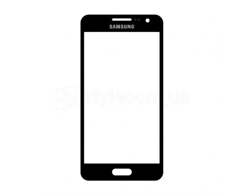 Скло дисплея для переклеювання Samsung Galaxy A3/A300 (2015) black Original Quality TPS-2701930000006