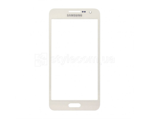 Скло дисплея для переклеювання Samsung Galaxy A3/A310 (2016) white Original Quality