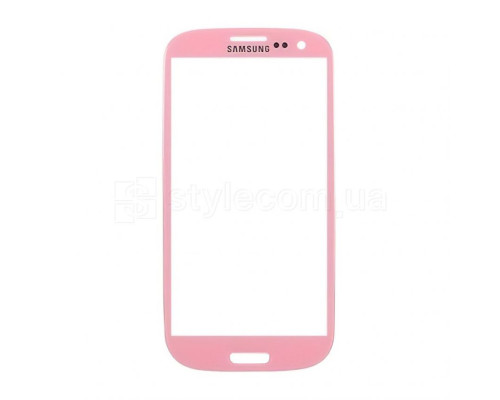 Скло дисплея для переклеювання Samsung Galaxy S3 I9300 pink Original Quality TPS-2701583600004