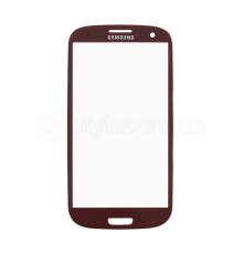 Скло дисплея для переклеювання Samsung Galaxy S3 I9300 red Original Quality TPS-2701583400000